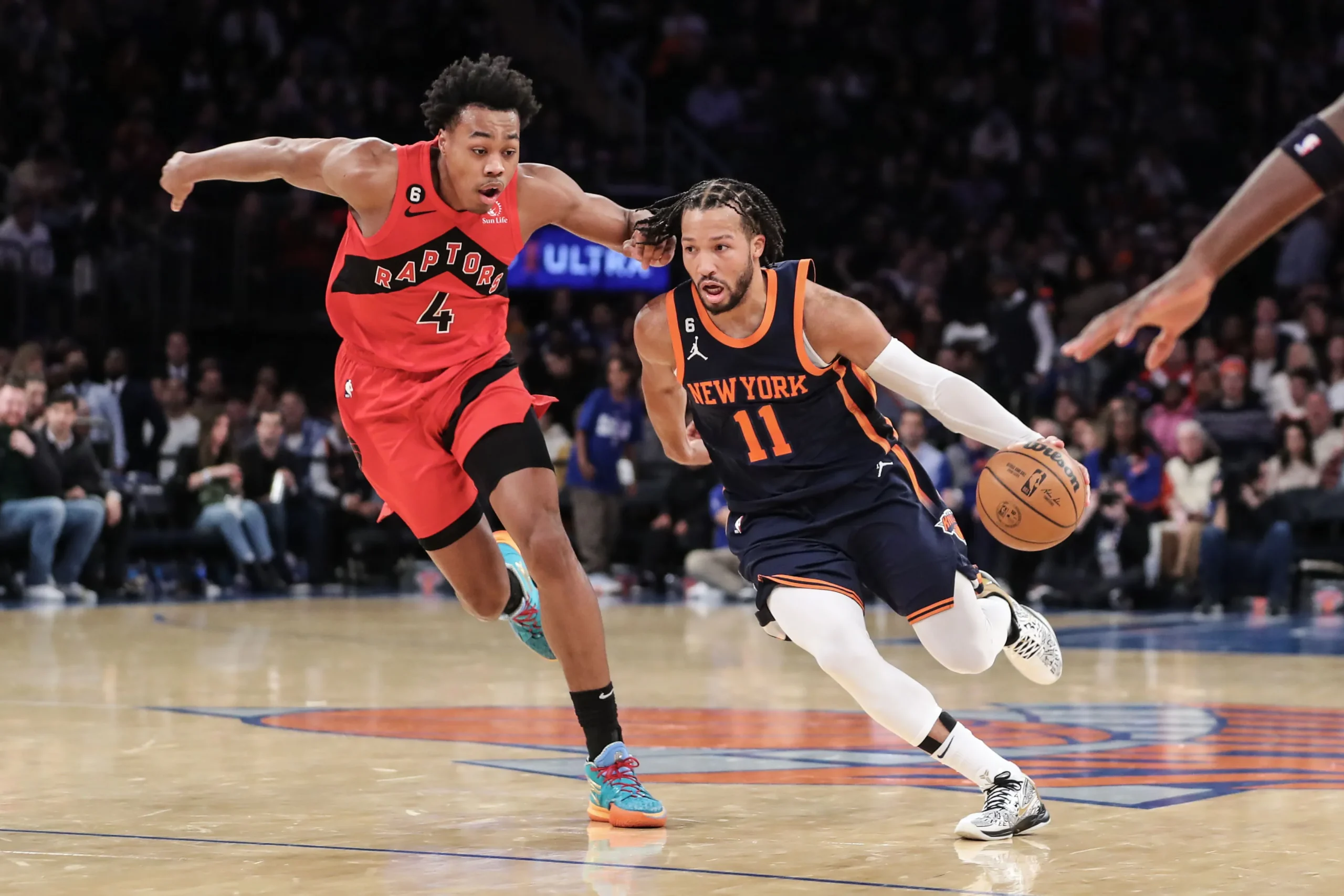 Les Knicks dominent les Raptors : un match à sens unique !