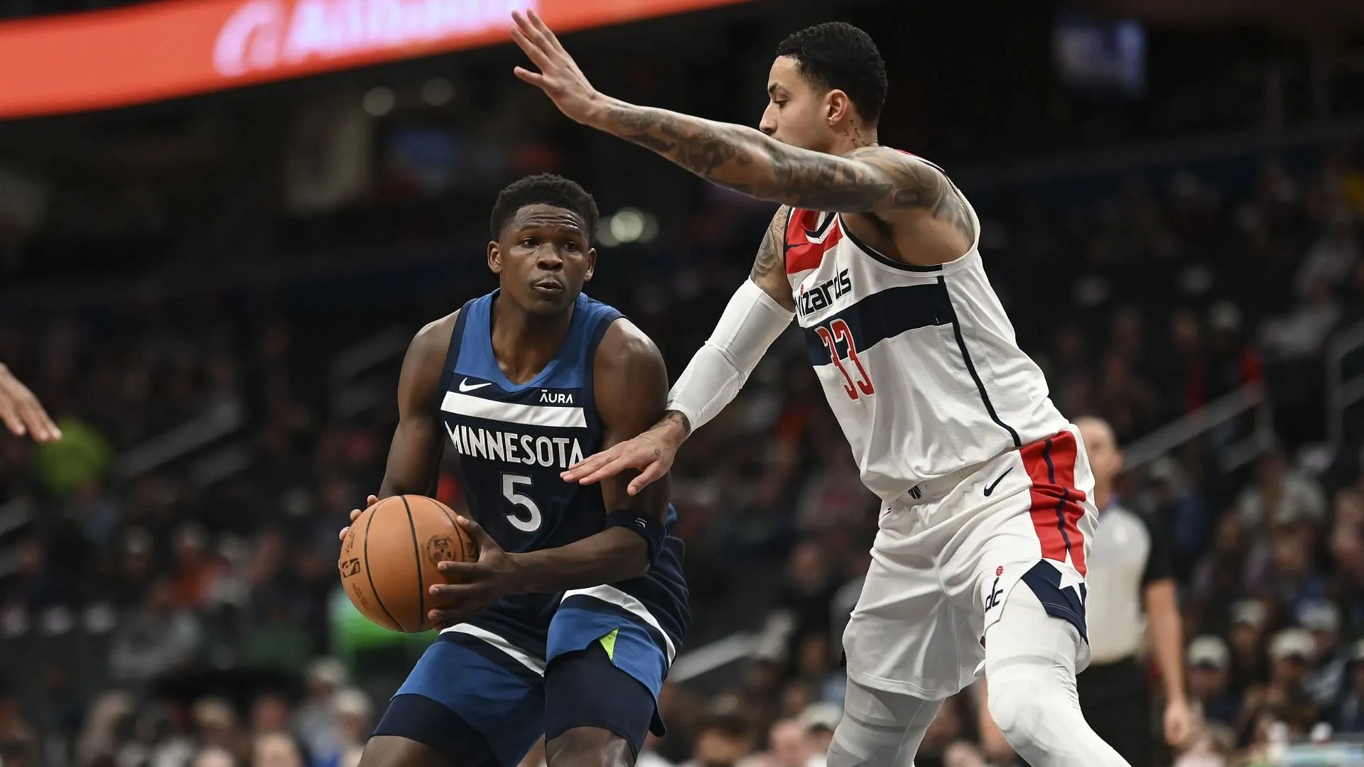 Les Timberwolves dominent les Wizards : Edwards brille avec 41 points