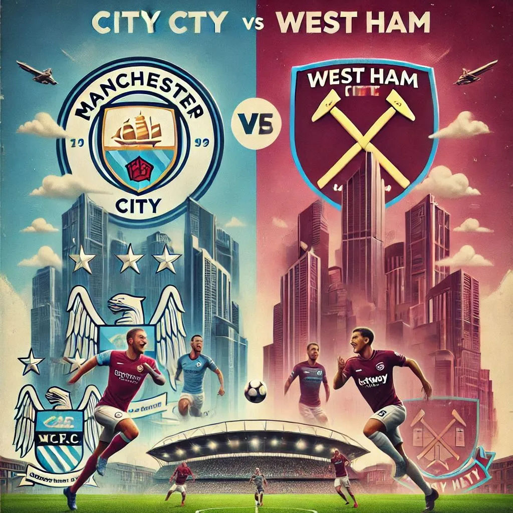 Manchester City vs West Ham : Duel décisif pour débuter 2025