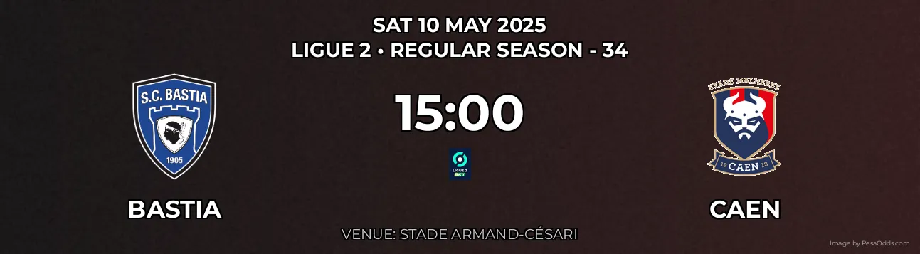 Bastia vs Caen : Duel décisif pour la montée en Ligue 1 !